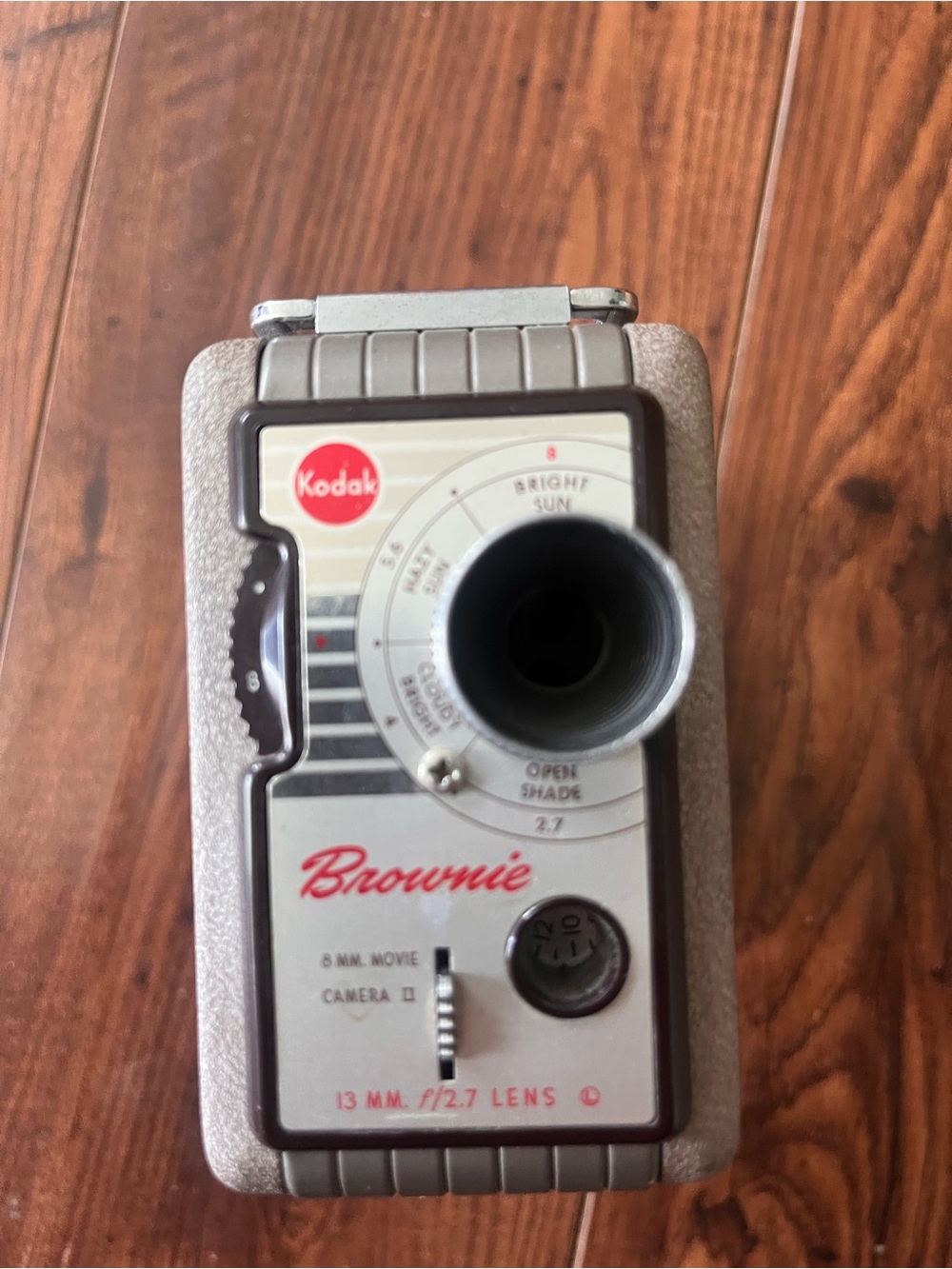 Vintage 1950's Kodak Brownie  Movie camera 8mm 2.7 lens
